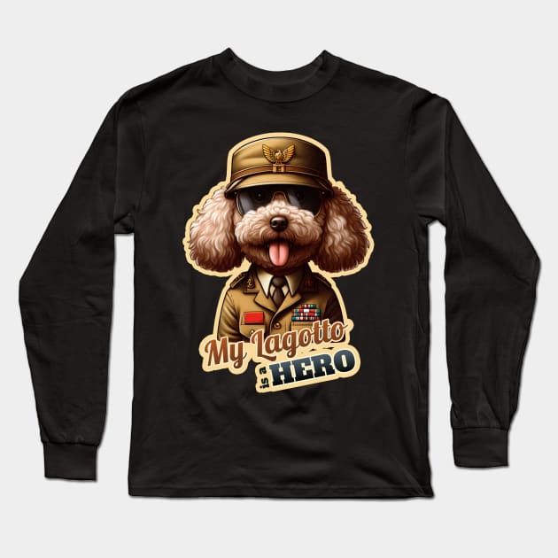 Lagotto soldier Long Sleeve T-Shirt by k9-tee